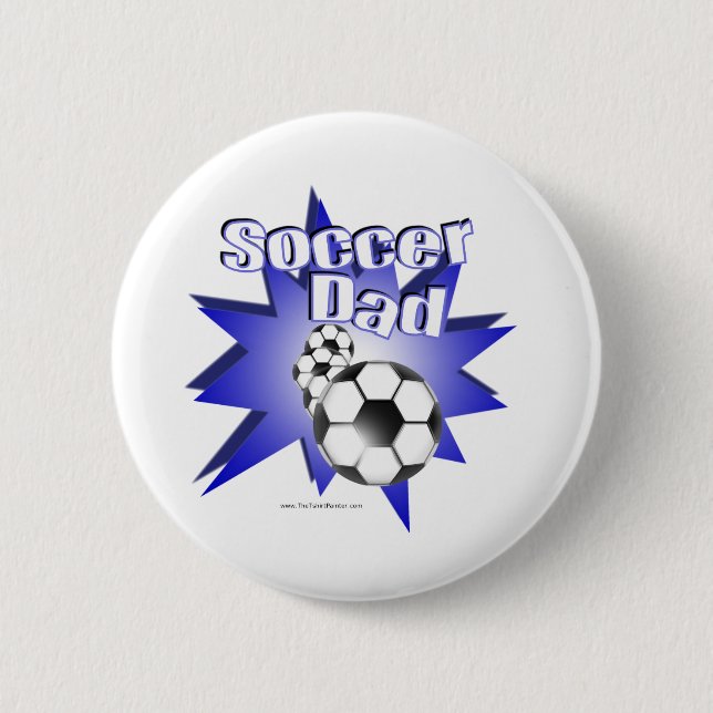 Soccer DAD Pinback Button (Front)