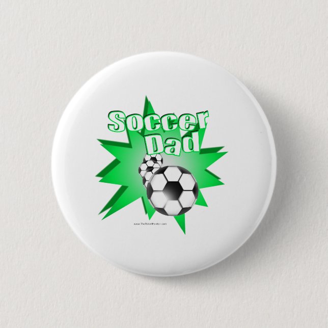 Soccer Dad Pinback Button (Front)