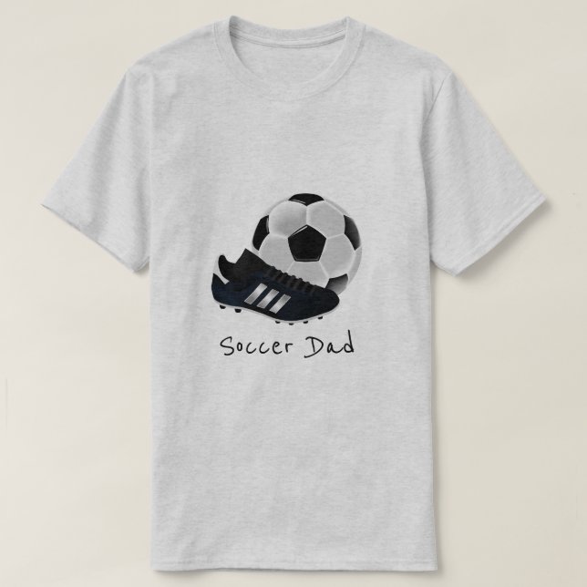 Soccer dad slogan Soccer / Football theme T-Shirt (Design Front)