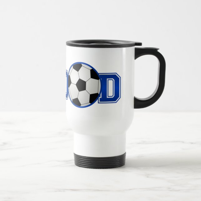 Soccer Dad Traveler /Commute  Ringer Mug (Right)