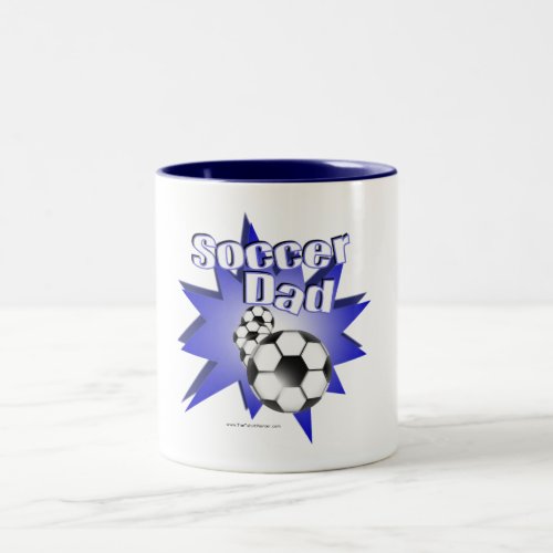 Soccer DAD Two_Tone Coffee Mug