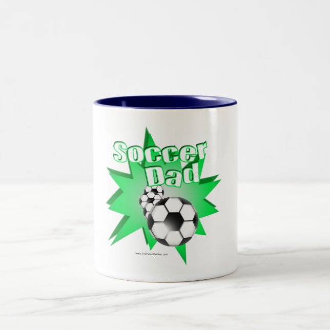 Soccer Dad Two-Tone Coffee Mug (Center)