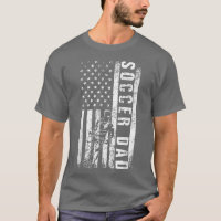 Soccer DAD USA Flag Soccer Team Fan DADDY Father's