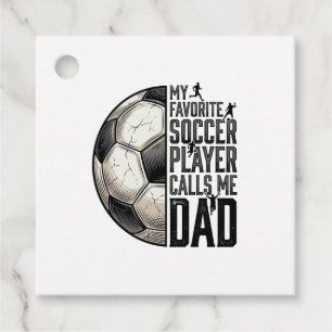 Soccer Dad Vintage Engraving Quote Vector Design_1 Favor Tags