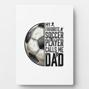 Soccer Dad Vintage Engraving Quote Vector Design_1 Plaque