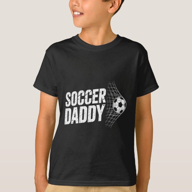 Soccer Daddy Byll And Net Sport Fathers Footbyll G T-Shirt (Front)