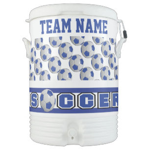 Soccer Dark Blue DIY Text Cooler