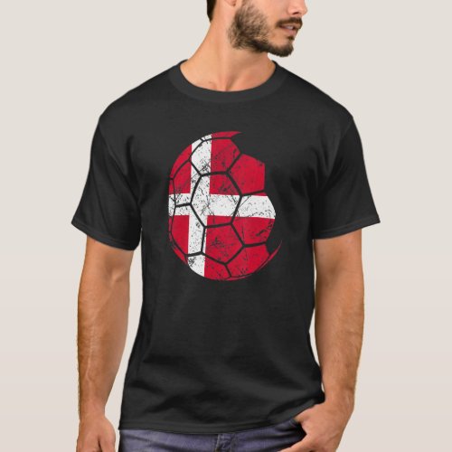 Soccer Denmark  National Soccer Team Football Fan T_Shirt