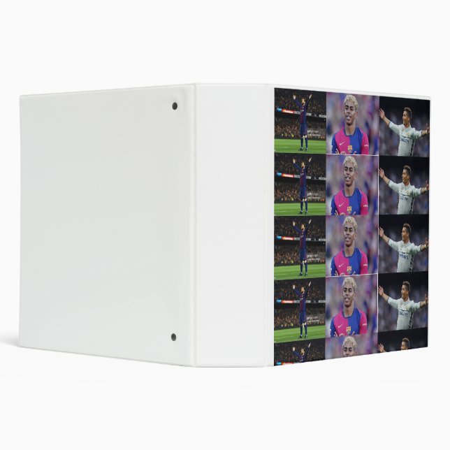 Soccer design 3 ring binder (Background)