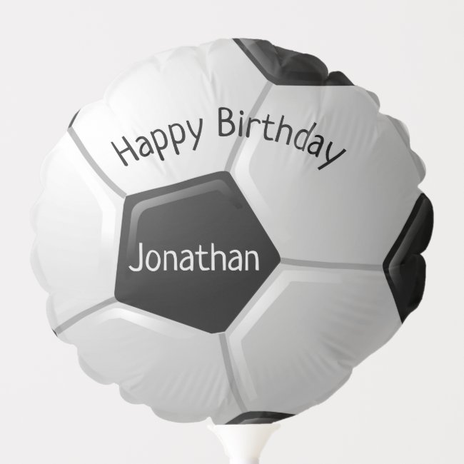Soccer Design Balloon