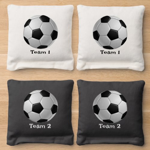Soccer Design Cornhole Bean Bags