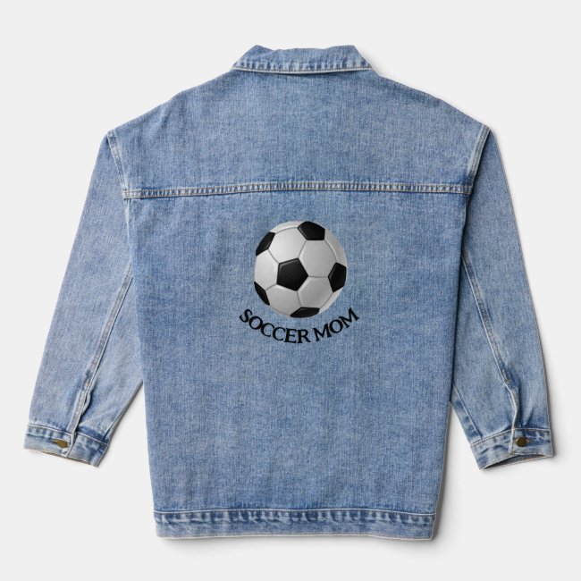Soccer Design Denim Jacket