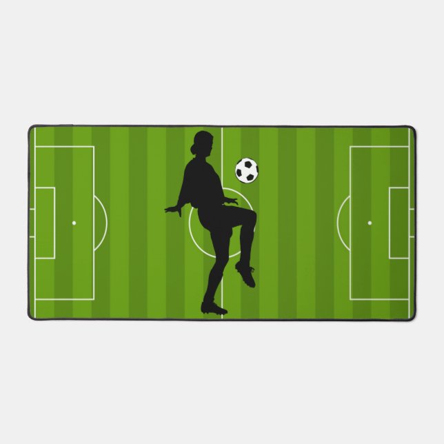 Soccer Design Desk Mat (Front)