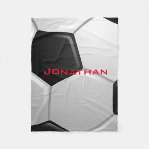 Soccer Design Fleece Blanket
