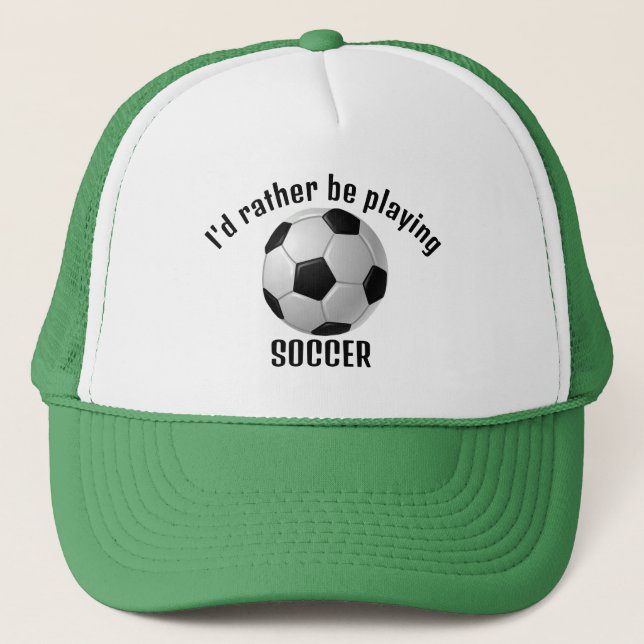 Soccer Design Hat (Front)