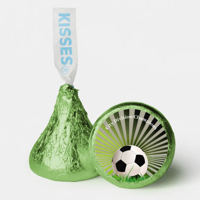 Soccer Design Hershey's Candy Favors