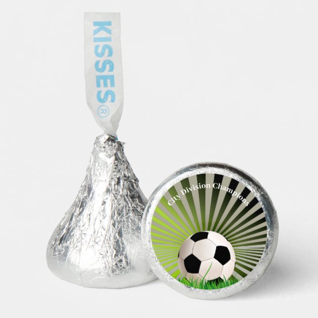 Soccer Design Hershey's Candy Favors (Front)