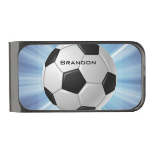 Soccer Design Money Clip