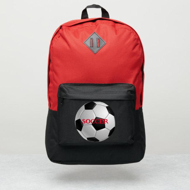 Soccer Design Port Authority Backpack