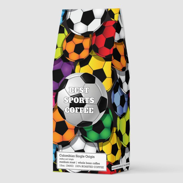 Soccer Design Roasted Coffee (Front)