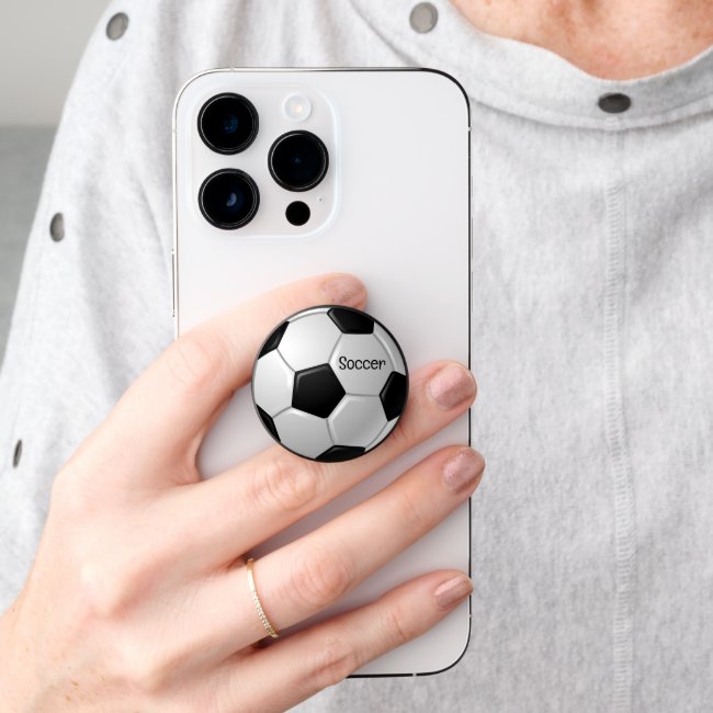 Soccer Design Smartphone PopSocket
