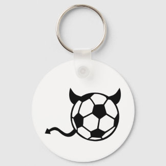 Soccer devil keychain