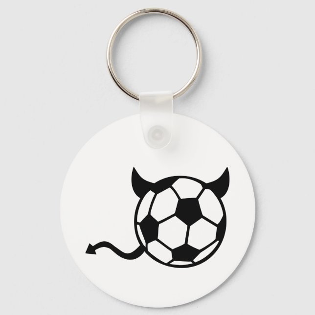 Soccer devil keychain (Front)