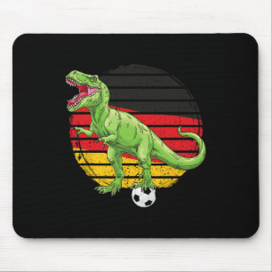 Soccer Dino Trex German Jersey Germany Flag Footll Mouse Pad