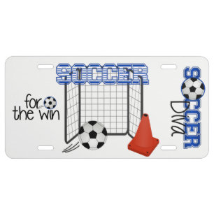 Soccer Diva license plate