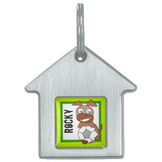 Soccer Dog Pet Tag