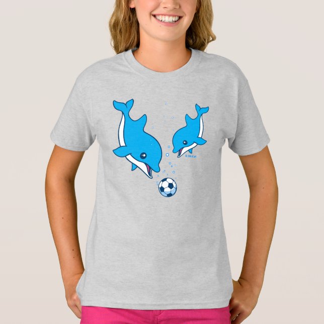 Soccer Dolphins T-Shirt (Front)