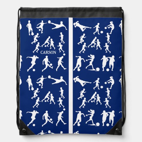 Soccer Drawstring Bag