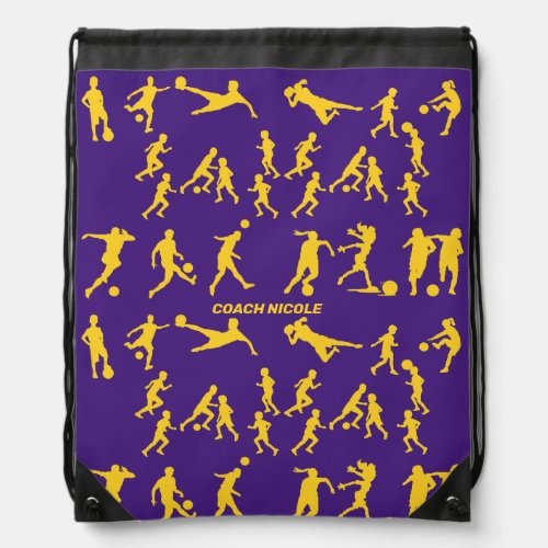 Soccer  drawstring bag