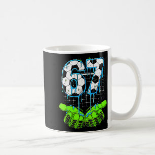 Soccer Drip 67 Six Seven Funny Gen Alpha Meme 6 7 Coffee Mug