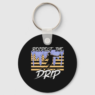 Soccer Drip Boys Dripping Ice Cream Respect The Dr Keychain