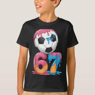Soccer Drip Number 67 Boys Soccer Player 67 T-Shirt