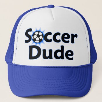 Soccer Dude Hat by Victoreeah at Zazzle