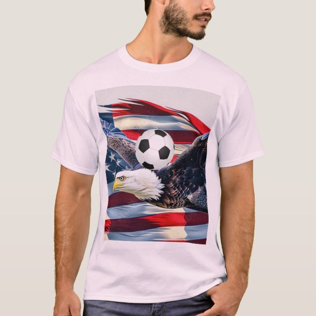 SOCCER EAGLE  T-Shirt (Front)