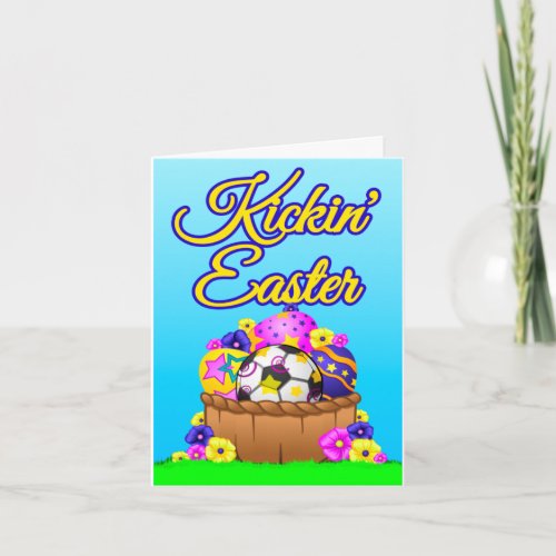 Soccer Easter Basket Card