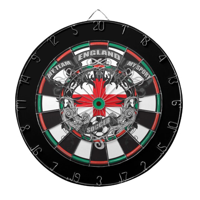Soccer England Dart Board (Front)
