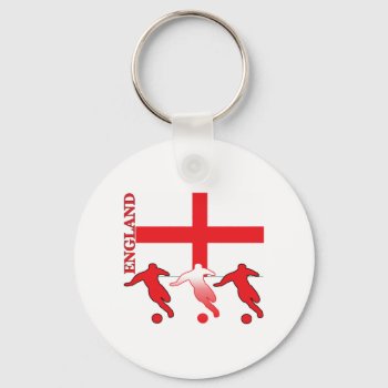 Soccer England Keychain by nitsupak at Zazzle