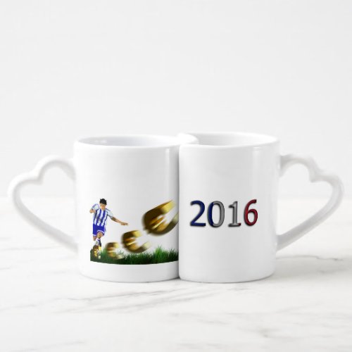 Soccer European Championship Euro 2016 Group A Coffee Mug Set