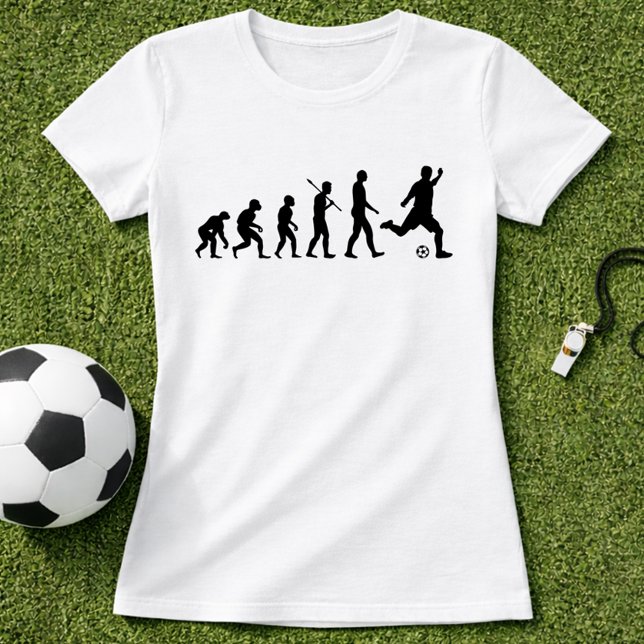 Soccer Evolution Silhouette; Football Evolution  T-Shirt (Creator Uploaded)