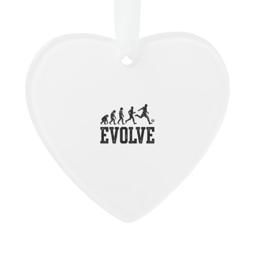 Soccer Evolution Vintage Vector Shirt Design_1 Ornament