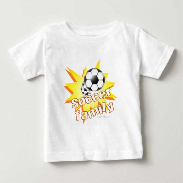 Soccer Family Baby T-Shirt (Front)