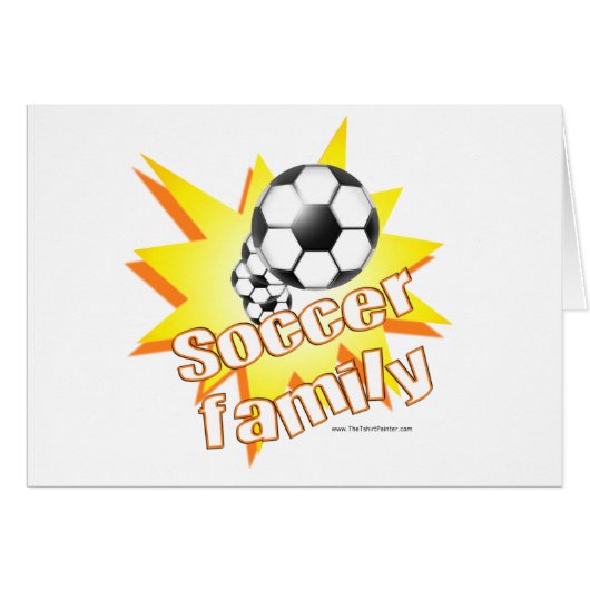 Soccer Family Cards (Front Horizontal)