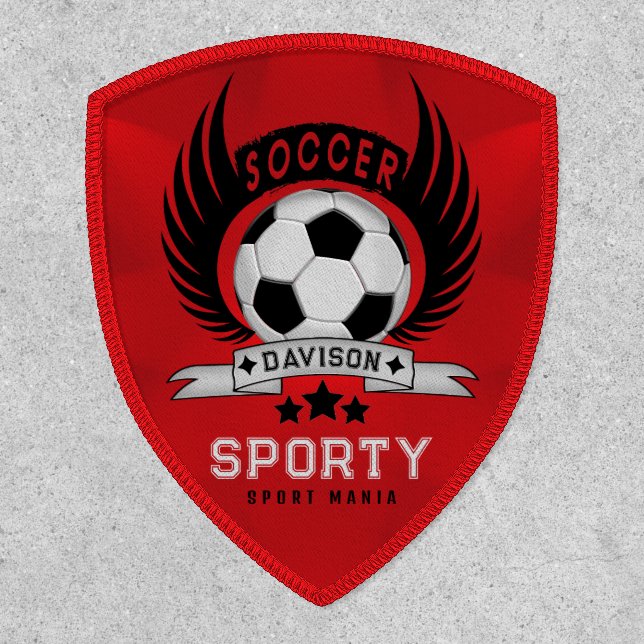Soccer Fan Birthday Patch (Front)