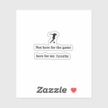 Soccer Fan Favorite Custom Vinyl Sticker