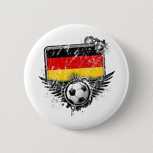 Soccer fan Germany Button (Front)