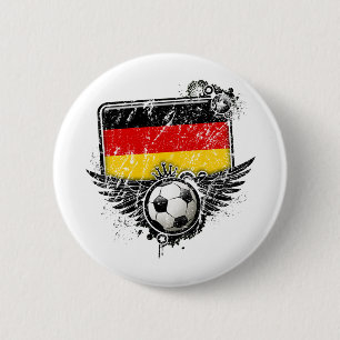 Soccer fan Germany Button